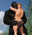 3d_(artwork) abs age_difference back_muscles balls big_balls big_dom_small_sub big_muscles big_pecs big_penis black_body black_fur butt carrying_another carrying_partner digital_media_(artwork) dominant dominant_humanoid dominant_male duo erection fur genitals hairy hi_res holding_butt holding_partner hug human human_on_humanoid humanoid imminent_anal imminent_sex interspecies larger_humanoid larger_male male male/male mammal muscular nature nude older_dom_younger_sub older_humanoid older_humanoid_younger_human older_male older_on_young pecs penetration penis sasquatch silverjay size_difference smaller_human smaller_male smaller_penetrated submissive submissive_human submissive_male younger_human younger_male