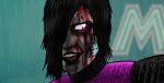 2017 ambiguous_gender blade_runner_2049 blood blood_on_face bodily_fluids breasts digital_drawing_(artwork) digital_media_(artwork) hair half-length_portrait humanoid killb94_(artist) lips machine mettaton portrait raining robot robot_humanoid solo undertale undertale_(series) wet