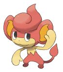  animal_focus artist_request black_eyes closed_mouth dot_nose full_body hand_to_head highres monkey no_humans official_art pansear pokemon pokemon_(creature) pokemon_bw pokemon_focus smile solo third-party_source transparent_background 