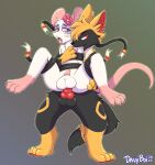 absurd_res ahegao anal anal_penetration anthro arms_tied balls bdsm bent_legs bite bondage bound davyboi duo eeveelution flower flower_accessory generation_2_pokemon generation_6_pokemon genitals hands_behind_back hi_res hybrid knot knotted_penis looking_pleasured male male/male mammal murid murine neck_bite nintendo paws penetration penis plant pokemon pokemon_(species) rat ribbons rodent roobles_ratoncitos sex small_penis spread_legs spreading sylveon umbreon