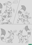  2023 anthro anthro_to_feral artist_name big_tail biped_to_quadruped canid canine curious digital_drawing_(artwork) digital_media_(artwork) digitigrade duo english_text exclamation_point eyes_closed falling falling_over feral fluffy fluffy_tail fox fox_squirrel_(ghibli) ghibli greeting greyscale hi_res human_to_feral hybrid interested leaning leaning_forward loss_of_speech mammal markings monochrome motion_lines nausica&auml; nausica&auml;_of_the_valley_of_the_wind neck_tuft no_pupils noki001 nooooo off_balance question_mark raised_tail ring_(marking) ringed_tail rodent scared sciurid semi-anthro semi-anthro_to_feral sniffing species_transformation speech_bubble striped_markings striped_tail stripes tagme tail tail_markings teto_(ghibli) text transformation tree_squirrel tuft watermark 