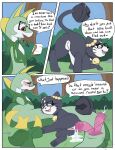 2_penises animal_genitalia animal_penis anus bell beta_pokemon_(species) beta_pokemon_games blush bodily_fluids butt clitoris comic cum cum_in_vagina cum_inside cum_on_ground cum_pool duo english_text eyewear female feral flowerbud generation_5_pokemon genital_fluids genitals glasses grass hemipenes hi_res leaking_cum male male/female multi_genitalia multi_penis nintendo offering_sex penile_spines penis plant pokemon pokemon_(species) pokemon_gold_beta presenting_vulva rinrin_(pokemon_gold_beta) rynring seminal_groove serperior sex shaking_butt shrub text venus_(flowerbud) vulva whiskers