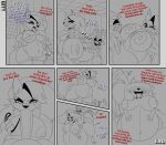 2_horns abdominal_bulge absurd_res anthro artist_name belly big_belly big_breasts big_butt big_penis black_nose bodily_fluids breast_play breasts butt butt_slap can&#039;t_see_the_haters canid canid_demon canine collar comic cum demon duo english_text fellatio female fetal_movement genital_fluids genitals ginormous_belly greyscale hair hellhound helluva_boss hi_res horn huge_belly huge_breasts huge_butt huge_penis imp inside kiffy_(artist) long_hair loona_(helluva_boss) mammal meme monochrome moxxie_(helluva_boss) mythological_canine mythological_creature mythology oral penetration penile penis pregnant pregnant_anthro pregnant_female pregnant_sex profanity sex slap spanking text titfuck tongue tongue_out vaginal vaginal_penetration