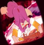 anthro balls beard butt canid canine cartoon_network crinkly_wrinkly elderly elderly_male facial_hair fox fur genitals hi_res humanoid_genitalia humanoid_penis looking_at_viewer male mammal ok_k.o.!_let&#039;s_be_heroes penis presenting presenting_hindquarters purple_body purple_fur red_nose solo the-alfie-incorporated werecanid werecanine werecreature werefox