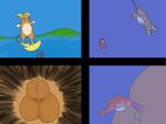 absurd_res alolan_form alolan_raichu ambiguous_gender balls black_eyes comic digital_media_(artwork) duo feral fin fur generation_1_pokemon generation_7_pokemon generation_9_pokemon genitals hi_res laser_wolf male male/male marine mountain_background nintendo oral orange_body penis pokemon pokemon_(species) regional_form_(pokemon) sex simple_background size_difference tail tatsugiri underwater water white_body
