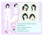  abs absurd_res angry anthro balls black_hair domestic_cat ears_down erection eyes_closed felid feline felis flaccid fluffy fluffy_tail fur green_eyes hair haruhixros hi_res long_tail looking_at_viewer male mammal model_sheet nikko_tsukino nude open_mouth paws penis pink_nose pink_penis pivoted_ears relaxing scar scared sharp_teeth solo standing surprise teeth white_fur 