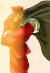  1boy bengus capcom cape crossed_arms evil_grin evil_smile facing_to_the_side game_cg grin hat highres m._bison male_focus marvel marvel_vs._capcom marvel_vs._capcom_2 muscular muscular_male no_pupils non-web_source official_art peaked_cap scan shoulder_pads sidelighting simple_background smile solo street_fighter 