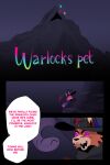 2024 ^_^ canid canine clothing comic dialogue duo english_text eyes_closed fox fur glowing glowing_eyes hat headgear headwear hi_res mammal mountain open_mouth orange_body orange_fur outside purple_sclera smile speech_bubble talking_to_another text titansong title wizard_hat wizard_robe worm