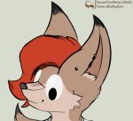  animated brown_fur canid canine coffeefly dipstick_ears dipstick_tail ear_piercing fennec fox frame_by_frame fur googly_eyes hair icon mammal multicolored_ears multicolored_fur multicolored_tail piercing smile solo te 