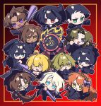  +_+ 1other 6+boys 6+girls :3 :d :o ;3 ahoge aqua_eyes axe baseball_bat battle_axe beard_stubble belt belt_buckle black_belt black_coat black_eyes black_gloves black_hair black_jacket black_pants black_vest blonde_hair blue_eyes blush bow bright_pupils brown_hair brown_hairband buckle chibi chromatic_aberration cigarette clock closed_mouth coat commentary dante_(limbus_company) dark-skinned_female dark-skinned_male dark_skin don_quixote_(project_moon) everyone eyebrow_cut facial_hair fang faust_(project_moon) freckles frown furrowed_brow gauntlets gloves gradient_background green_eyes gregor_(project_moon) guan_dao hair_between_eyes hair_bow hairband half_updo heathcliff_(project_moon) heterochromia highres holding holding_axe holding_baseball_bat holding_polearm holding_sword holding_weapon hong_lu_(project_moon) ishmael_(project_moon) jacket katana lance limbus_company long_hair long_sleeves meursault_(project_moon) multiple_boys multiple_girls mustache_stubble nantekottawo!! necktie object_head one_eye_closed open_mouth orange_eyes orange_hair outis_(project_moon) outline pants parted_bangs polearm ponytail project_moon purple_eyes red_background red_eyes red_necktie rodion_(project_moon) ryoshu_(project_moon) scar scar_on_cheek scar_on_face shirt short_hair simple_background sinclair_(project_moon) smile stubble sweat sword triangle_mouth v-shaped_eyebrows vest weapon white_hair white_outline white_pupils white_shirt yellow_eyes yi_sang_(project_moon) 