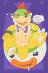  2019 3_toes after_sex aliasing anal_beads anthro anus argon_vile balls black_eyes bodily_fluids bowser_jr. cellphone claws cum_collecting cum_in_container disembodied_hand drooling english_text erection front_view hi_res holding_object hud jar koopa koopa_clown_car looking_at_viewer male mario_bros monster_mind nintendo nude one_eye_closed open_mouth penis phone purple_background saliva scalie sex_toy simple_background smartphone smile solo text toes uncut video_games young 