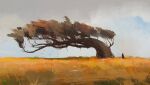  cambocreation cloud cloudy_sky field grass landscape original painterly scenery sky tree watermark wind 