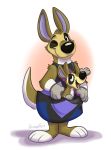  2019 animal_crossing anthro by-nc-nd creative_commons cub digital_drawing_(artwork) digital_media_(artwork) hi_res kangaroo kitt_(animal_crossing) macropod mammal marsupial nintendo one_eye_closed orlandofox video_games wink young 