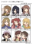  6+girls akb48 fujita_kotone gakuen_idolmaster hanami_saki highres idolmaster long_hair minamip miyagi_shiori multiple_girls open_mouth sendai_hazuki shuuniichido_classmate_wo_kau_hanashi smile 