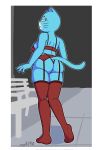 2025 4_fingers anthro artist_name bare_shoulders bench big_breasts big_butt big_eyes biped black_eyebrows black_eyes black_markings blue_body blue_ears blue_fur blue_tail border bra breast_squish breasts butt cartoon_network clothed clothing countershade_face countershade_fur countershading digital_drawing_(artwork) digital_media_(artwork) domestic_cat elderly elderly_anthro elderly_female eyebrows eyelashes felid feline felis female fingers foxart950 full-length_portrait fur garter_belt garter_straps half-closed_eyes head_turned hi_res humanoid_hands iris legs_together legwear light_body light_fur lingerie looking_at_viewer looking_back looking_back_at_viewer mammal markings mary_senicourt mature_anthro mature_female monotone_tail mouth_closed narrowed_eyes nipple_outline no_pupils outline outside pink_nose plantigrade pointy_ears portrait prick_ears raised_heel red_bra red_clothing red_legwear red_lingerie red_stockings red_thong red_underwear resting_bitch_face sketch sketch_background skimpy snout solo squish standing stockings tail text the_amazing_world_of_gumball thick_thighs thong three-quarter_view underwear whisker_markings white_body white_border white_countershading white_fur white_outline white_sclera