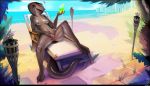  &lt;3 2019 3_toes 5_fingers abs absurd_res anthro athletic beach beverage blush breasts catcouch claws detailed_background eyewear fan_character female hi_res looking_at_viewer lying navel nipples nude pussy reptile scalie seaside smile snake solo sunglasses toes tongue vaginal 