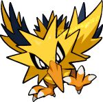  animal_focus bird chibi chibi_only commentary_request full_body kawaanago lowres no_humans pokemon pokemon_(creature) pokemon_focus solo transparent_background twitter_username v-shaped_eyes zapdos 
