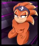  absurd_res anthro areola breasts damian_hodge dhx2kartz echidna female headgear hi_res kneeling looking_up mammal monotreme nipples shade_the_echidna small_breasts solo sonic_(series) 