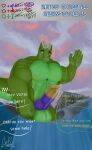 animal_humanoid balls big_balls big_penis dragon dragon_humanoid genitals growth growth_drive hi_res huge_balls huge_penis humanoid hyper hyper_balls hyper_genitalia hyper_penis male muscular muscular_male mythological_creature mythological_scalie mythology nipples no_fap_september penis scalie tiotiored