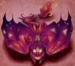  2018 ambiguous_gender digital_media_(artwork) dragon feral hi_res membrane_(anatomy) membranous_wings mistyrdis simple_background solo standing wings 