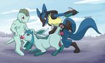  glaceon irene lucario machop pokemon 