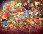  ^_^ admiral_bobbery beldam bird blonde_hair blooper_(mario) blue_hat bob-omb bombette boo_(mario) bow bow_(paper_mario) bowser buzzy_beetle chair character_request closed_eyes coke-bottle_glasses commentary_request copyright_name cortez crossed_arms crystal_king crystal_star_(mario) dimentio doopliss dragon everyone facial_hair fangs flavio flurrie game_console gamecube ghost_t. glasses gloves goombario goombella green_hat grin grubba hat highres holding holding_weapon hooktail huff_n._puff index_finger_raised jolene_(paper_mario) kammy_koopa kooper koopie_koo koops lord_crump luigi luvbi maribou_(supermaribou) marilyn_(paper_mario) mario mario_(series) mask microphone mimi_(paper_mario) mini-yoshi ms._mowz mustache o'chunks one_eye_closed open_mouth orange_hair overalls paper_bowser paper_luigi paper_mario paper_mario:_the_thousand-year_door paper_mario_(character) paper_mario_64 pennington pianta pink_hair piranha_plant pirate_hat pokey_(mario) princess_peach professor_frankly purple_hair rawk_hawk red_hat revision shine_sprite sir_grodus smile smorg squirps stage super_mushroom super_paper_mario sushie sword thumbs_up toad_(mario) toadette toadsworth toodles_(paper_mario) treasure_chest twitter_username vivian_(paper_mario) watt_(paper_mario) weapon whacka x-naut yoshi 