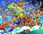  absolutely_everyone annotated antasma artist_name baby_luigi baby_mario beanstar bee beef_(mario) bird blitty_(mario) blue_sky boo_(mario) bowser bowser_jr. brickle brock_(mario) broque_monsieur buddy_(mario) bug bumbleshoot cackletta captain_boo captain_goomba captain_koopa_troopa captain_shy_guy cloud cobalt_star commentary_request connie_(mario) corporal_paraplonk dark_stone_(mario) dieter_(mario) dorrie dreambunny dulles_(mario) ecks_(mario) ellow_(mario) everyone fawful flag geno_(mario) gloves gobblick goomba gorumbla green_hat green_shirt guardarm hat helmet_zok_trooper highres in-franchise_crossover ireen_(mario) jet_zok_trooper kaley_(mario) kamek koopa_clown_car koopa_paratroopa koopa_troopa krode loog_(mario) looking_to_the_side luigi maribou_(supermaribou) mario mario_&amp;_luigi:_bowser's_inside_story mario_&amp;_luigi:_brothership mario_&amp;_luigi:_dream_team mario_&amp;_luigi:_paper_jam mario_&amp;_luigi:_partners_in_time mario_&amp;_luigi:_superstar_saga mario_&amp;_luigi_rpg mario_(series) mega_snaptor midbus millton newsboy_cap paper_mario paper_mario_(character) popple_(mario) prince_dreambert princess_peach princess_shroob private_goomp red_flag red_hat red_shirt save_block seagull seedle_r_(mario) sergeant_guy shadow sharpcask shirt shower_fish shroob shroob_saucer shun_(mario) shy_guy sky snaptor snoutlet_(mario) spike_zok_trooper spikely sprite_bulb starlow stuffwell ten_(mario) white_gloves wings zeekeeper zokket 