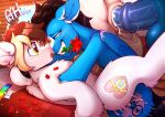 anal anal_penetration animal_genitalia animal_penis argigen balls bed blue_body blue_eyes blue_fur blue_penis bodily_fluids cum cum_in_ass cum_inside cutaway cutie_mark dock_(anatomy) duo enduro_elite_(enduroelitensfw) equid equine equine_genitalia equine_penis eye_contact fan_character feathered_wings feathers feral feral_on_feral feral_penetrated feral_penetrating feral_penetrating_feral flower flower_in_mouth from_front_position fur furniture genital_fluids genitals grin hasbro heart_symbol hi_res horse looking_at_another lying male male/male male_penetrated male_penetrating male_penetrating_male mammal medial_ring microsoft minecraft mojang my_little_pony mythological_creature mythological_equine mythology narrowed_eyes nyash on_back on_bed open_mouth pegasus penetration penile penile_penetration penis penis_in_ass plant platform_missionary_position platform_sex pony rose_(flower) rose_in_mouth sex smile tail white_body white_fur wings xbox_game_studios