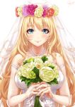  atago_(kancolle) dress kantai_collection sakiyamama wedding_dress 