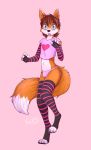  absurd_res blush canid canine clothed clothing crossdressing fox girly hi_res looking_at_viewer luvini male mammal raven-ark 