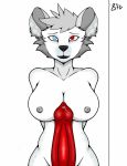  (biesh) (orange) breasts dickgirl herm hi_res hyaenid intersex mammal spotted_hyena tagme 