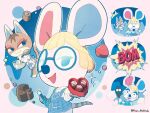 4:3 animal_crossing anthro apron artist_name bangs big_glasses blonde_hair blue_clothing blue_dress blue_eyes blue_eyeshadow blue_inner_ear blue_topwear boom box box_of_chocolates broken_glasses brown_body brown_fur candy chocolate clothed clothed_anthro clothed_female clothing container cooking dessert domestic_cat dress duo explosion eyelashes eyeshadow eyewear felid feline felis female female_anthro fingers flask food fur glasses hair heart_box heart_symbol holding_box holding_container holding_object holidays house_mouse kitchen_utensils kitty_(animal_crossing) kopa_nishikida looking_at_viewer makeup mammal mouse multicolored_body multicolored_ears multicolored_fur multiple_scenes murid murine narrowed_eyes nintendo onomatopoeia open_mouth open_smile petri_(animal_crossing) pink_eyeshadow red_inner_ear rodent round_glasses science shocked short_hair simple_background smile sound_effects sparkles tail tan_body tan_fur text tools topwear valentine's_day white_body white_fur