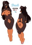  2019 alpha_channel anthro anus breasts butt canid canine canis digital_media_(artwork) dobermann domestic_dog female hair hi_res mammal nipples nude pinscher presenting pussy simple_background solo spread_pussy spreading transparent_background zydrationx 