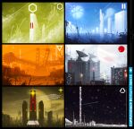  absurdres bucket-wheel_excavator building city commentary commission english_commentary excavator highres moon no_humans outdoors planet satellite_dish scenery science_fiction signalis sky skyscraper star_(sky) starry_sky yyiek? 