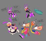 4_fingers annoyed anthro anus backsack balls bazooble_(tadc) big_penis big_pupils blush bodily_fluids clothed clothing cloud constricted_pupils crossdressing dilated_pupils duo exclamation_point eyelashes eyeshadow fingers frown genitals glitch_productions heart_symbol hi_res humanoid imminent_sex jax_(tadc) karnthud lagomorph leporid living_toy long_eyelashes looking_back lube_bottle maid_headdress maid_uniform makeup male mammal mouthless nonbinary_(lore) panicking penis penis_awe penis_size_difference puffy_anus pupils rabbit sarcasm scribble_eyes sharp_teeth small_pupils speech_bubble spiked_penis spikes spikes_(anatomy) sweat sweatdrop teeth the_amazing_digital_circus uniform virgin waist_grab