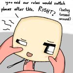  111_ro armless blocky_body bodily_fluids cum cum_inside dialogue duo female genital_fluids legless male male/female microsoft minecraft mischievous_smile mojang one_eye_closed open_mouth sex simple_background size_difference smaller_female smile smiling_at_viewer smirk smirking_at_viewer smug speech_bubble sulfur_cube text waddling_head white_body xbox_game_studios 