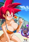  beerus breasts dragon_ball dragon_ball_super felid feline female goku hi_res human human_focus mammal the_knight 