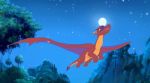  animated dragon draigar fan_character female flying kitsune2000 night scalie 