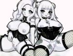  big_breasts bovid breasts canid canine canis caprine clothing corset domestic_dog duo female female/female fishnet garter_belt garter_straps goat goth hi_res invalid_tag leather legwear lingerie mammal nipples overweight pussy rubber slightly_chubby stockings 