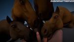  3d_(artwork) 3d_animation ambiguous_gender animated bestiality digital_media_(artwork) disembodied_penis dudewhatthefuck_(artist) duo equid equine fellatio feral horse human human_on_feral interspecies licking loop male male_on_feral mammal oral penetration penile penis sex sixsome size_difference tongue tongue_out 