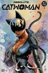  1boy 1girl absolute_batman absolute_dc animal_ear_helmet animal_helmet back_spikes bat_mask batman batman_(absolute_dc) batman_(series) breasts cat_helmet cat_mask catsuit catwoman catwoman_(absolute_dc) catwoman_(comic) commentary dark-skinned_female dark_skin davidmackkabuki dc_comics english_commentary highres large_breasts mask partially_opaque_helmet reflective_mask revealing_clothes 