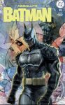  2boys absolute_batman absolute_dc back_spikes bat_mask batman batman_(absolute_dc) batman_(series) batman_symbol bodysuit commentary contrast davidmackkabuki dc_comics english_commentary exposed_muscle grey_bodysuit male_focus mismatched_sclera multicolored_suit multiple_boys polar_opposites split_theme superhero_costume taut_bodysuit taut_clothes two-face two-face_(absolute_dc) two-tone_suit 