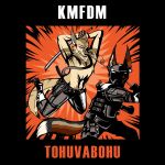 1:1 album_cover album_redraw anthro armor black_border body_armor border canid canine clothed clothing colored cover duo fox headgear hebrew_text helmet hi_res kmfdm krahehund mammal melee_weapon occult_symbol parody pentacle sword symbol text tohuvabohu topless weapon