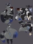 absurd_res anthro anthro_on_anthro anthro_penetrated anthro_penetrating anthro_penetrating_anthro blue_blush blue_ear_tips blue_tail_tip blush bodily_fluids canid canine chastity_cage chastity_device cum cum_in_ass cum_inside dipstick_ears dipstick_tail dragon dragon_horn duo ear_markings genital_fluids genitals grinding grinding_on_penis hi_res hybrid impregnation kiss_mark leaking leaking_anus leaking_cum leash lipstick lipstick_on_penis makeup male male/male male_anthro male_impregnation male_penetrated male_penetrating male_penetrating_male mammal markings multicolored_ears musk musky_penis mythological_creature mythological_scalie mythology nude_anthro nude_male ovum penetration penis pregnant pregnant_male procyonid raccoon rivets_(rivetstheblue) saliva scaled_hands scalie sex sperm_cell sun_(suninverted) suninverted tail tail_markings tally_marks