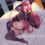  armor ass bodysuit fate/grand_order feet grandialee scathach_(fate/grand_order) thighhighs 