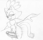  anthro big_breasts big_hands blaze_the_cat breasts dildo felid feline female grinding half-closed_eyes hi_res mammal monochrome motion_lines nipples nude pussy sex_toy sketch solo sonic_(series) spread_arms standing thetyrant thick_thighs wide_hips 