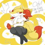 1:1 2026 anthro arm_tuft black_body black_fur braixen cheek_tuft chest_tuft digital_drawing_(artwork) digital_media_(artwork) dipstick_tail english_text eyelashes facial_tuft female female_anthro food fries fur generation_6_pokemon guzzlord420 hi_res inner_ear_fluff looking_away markings mcdonald's multicolored_body multicolored_fur nintendo orange_body orange_eyes orange_fur pointy_nose pokemon pokemon_(species) shoulder_tuft sitting solo tail tail_markings talking_to_viewer text tuft white_body white_fur yellow_body yellow_fur