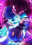 aura azura_racon_(fursona) azuraracon belly belly_grab bioluminescence bodily_fluids breast_grab breasts chiro_(skweekers) cum cum_drip cum_on_ground dripping emolga eyewear female footprint fucked_silly fucked_to_exhaustion generation_2_pokemon generation_5_pokemon genital_fluids gesture glare glasses glowing grope hand_gesture hand_on_breast hi_res male male/female markings nintendo paternity_mark pawprint pawprint_(marking) pokemon pokemon_(species) pregnant shaking smeargle standing_over trembling v_sign