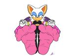 absurd_res alpha_channel bat bat_wings belly bottomwear clothing feet female flat_colors foot_fetish foot_focus footwear fur gloves gold_(metal) hair handwear hi_res lying mammal membrane_(anatomy) membranous_wings pants pink_clothing pink_footwear pink_socks rouge_the_bat sega shoes_removed sock_fetish socks soles solo sonic_the_hedgehog_(series) tight_bottomwear tight_clothing tight_pants toes white_body white_fur white_hair wings xxkenthewolfxx