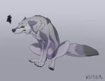  canid canine canis cormyrian digital_media_(artwork) feral illustration mammal sitting solo wolf wolfpsalm 
